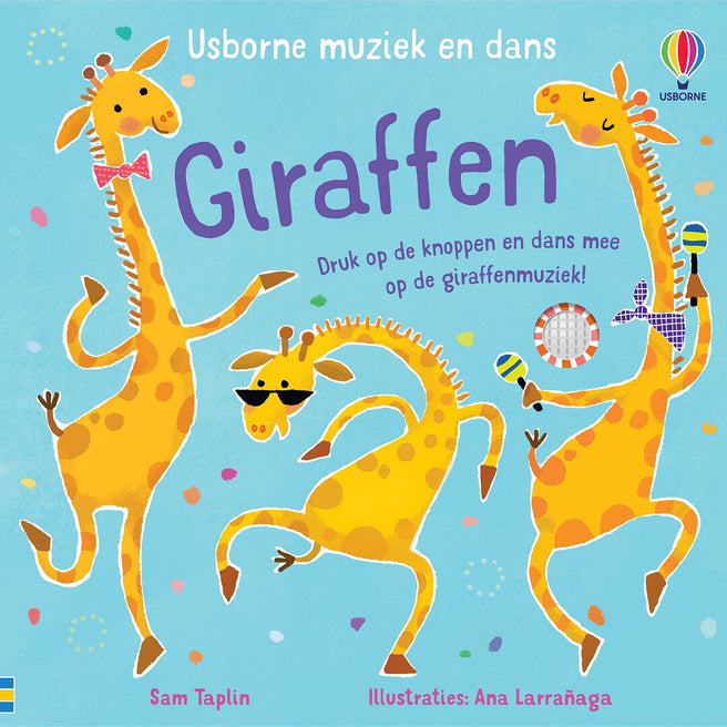 uitgeverij usborne geluidenboek muziek en dans - giraffen | 1701047 | 0