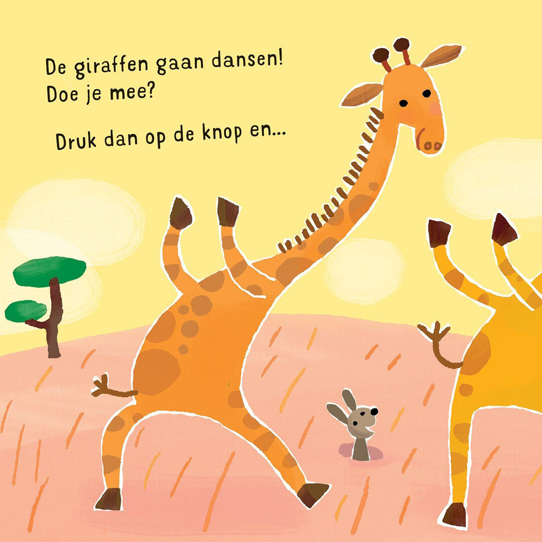 uitgeverij usborne geluidenboek muziek en dans - giraffen | 1701047 | 1