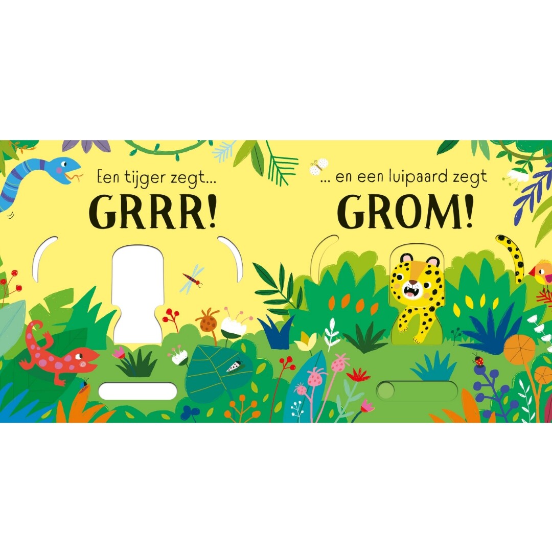 uitgeverij usborne geluidenboek wat zegt de tijger? grrr! | 17010150 | 1