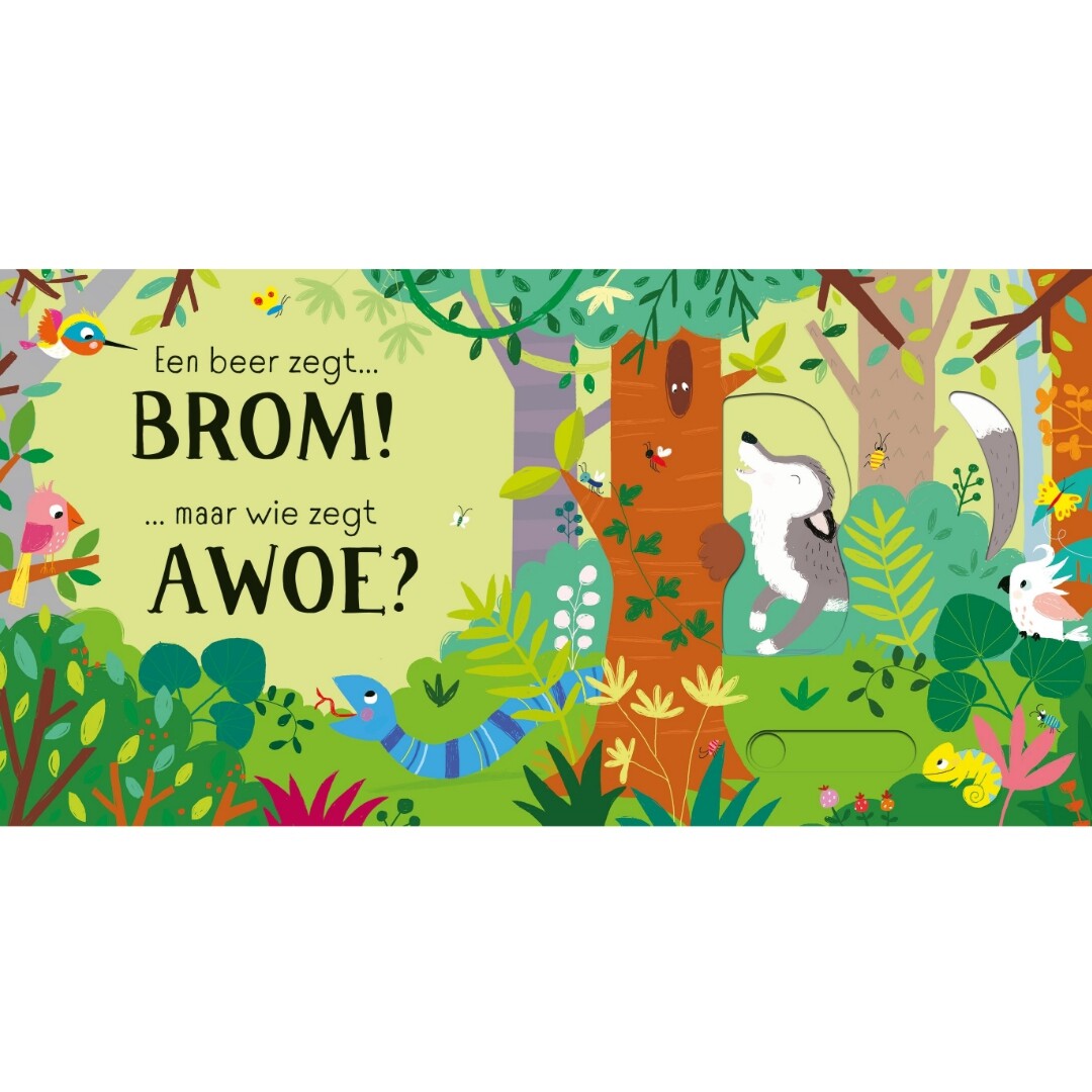 uitgeverij usborne geluidenboek wat zegt de tijger? grrr! | 17010150 | 2