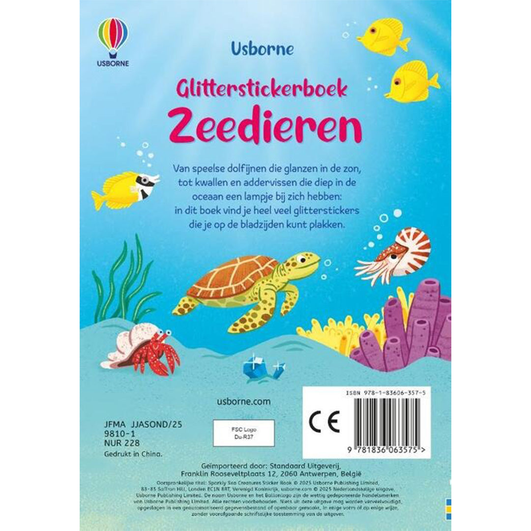 uitgeverij usborne glitterstickerboek zeedieren | 6