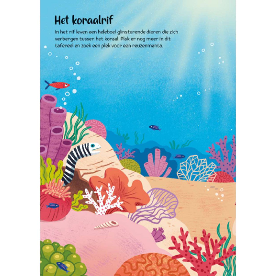 uitgeverij usborne glitterstickerboek zeedieren | 2