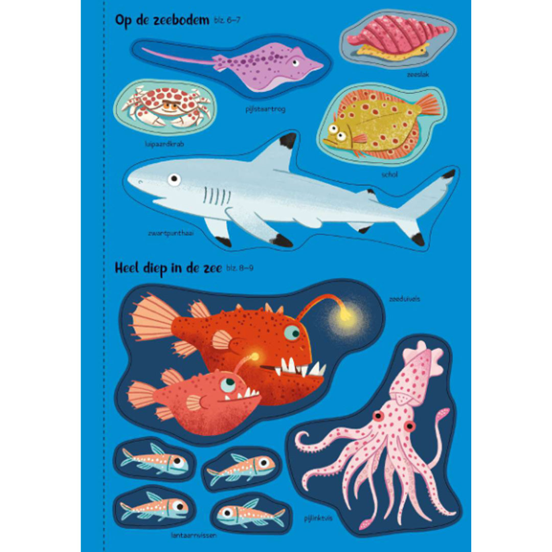 uitgeverij usborne glitterstickerboek zeedieren | 5