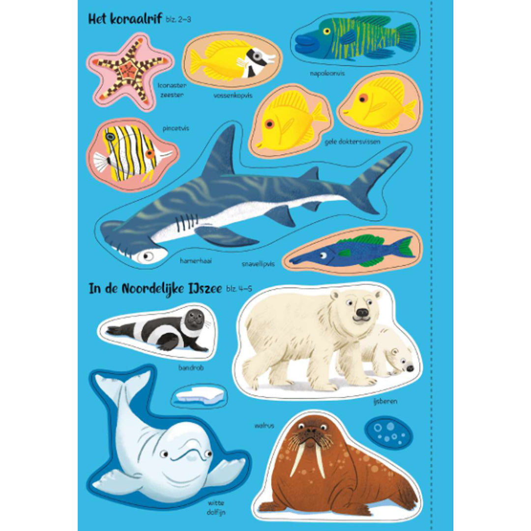 uitgeverij usborne glitterstickerboek zeedieren | 4