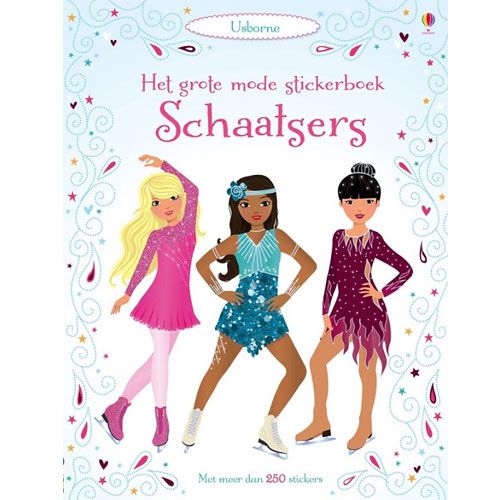 uitgeverij usborne het grote mode stickerboek schaatsers | 1707449 | 0