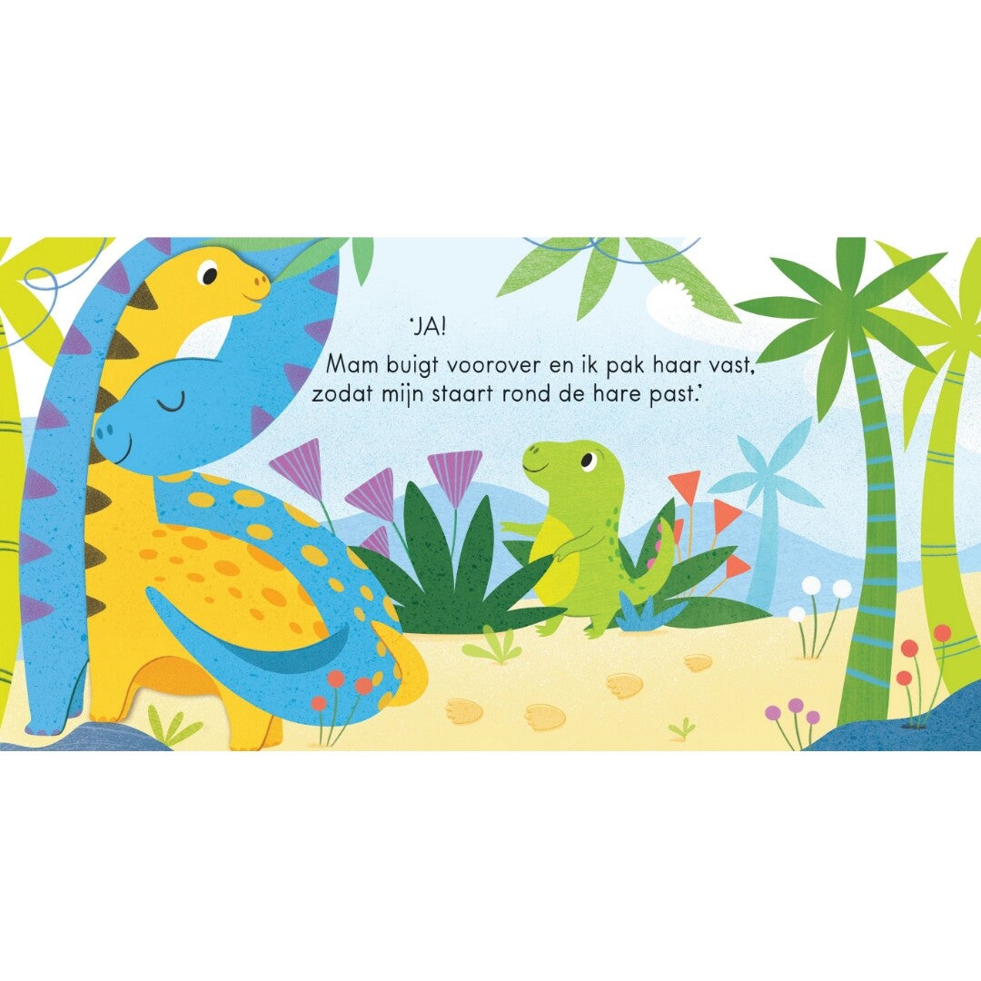 uitgeverij usborne kartonboek dino's houden van knuffelen | 1707692 | 2