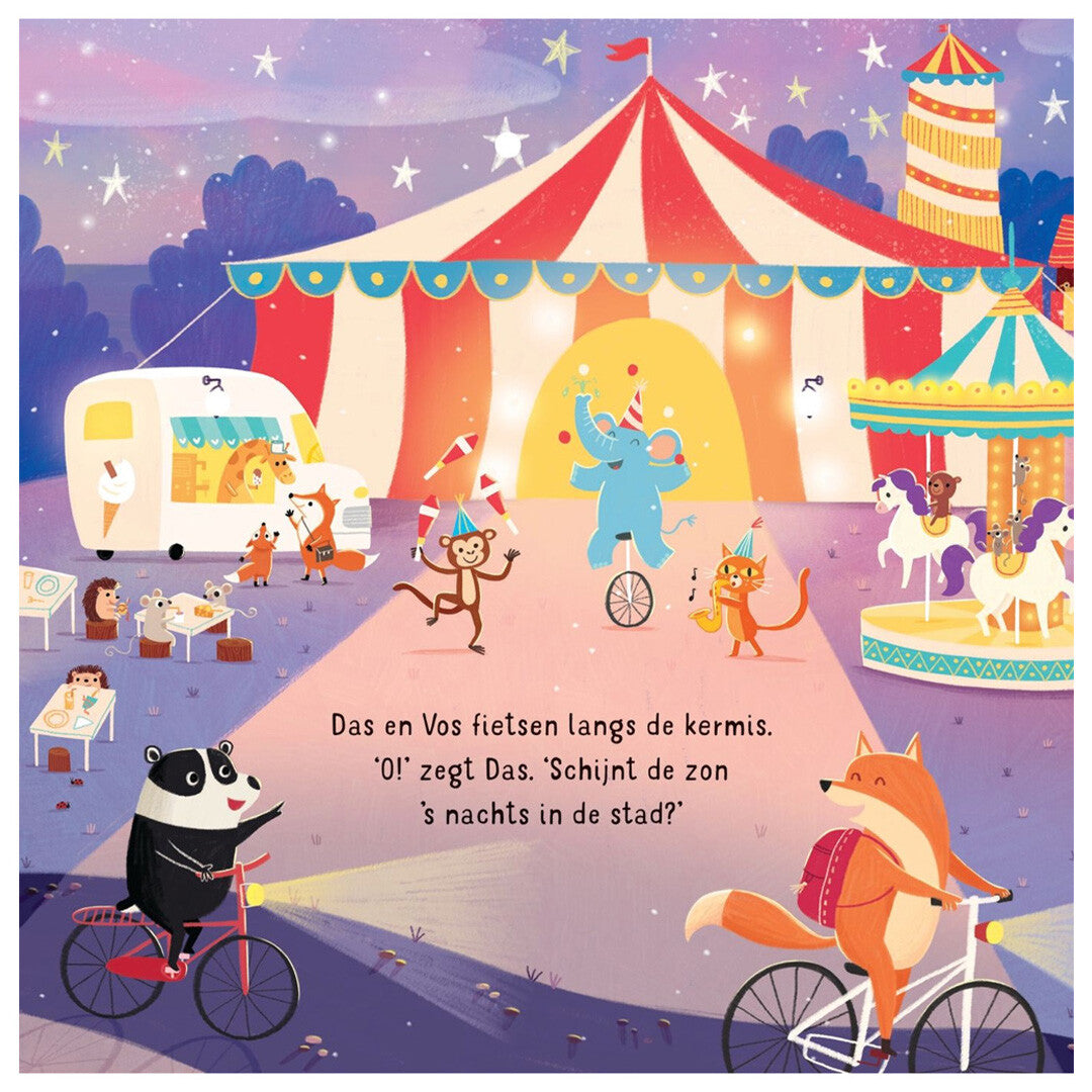 uitgeverij usborne kartonboekje fonkelende lichtjes in de stad | 1700688 | 1