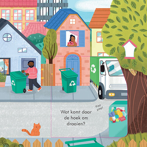 uitgeverij usborne kijk binnen in een recyclingwagen | 1709459 | 2