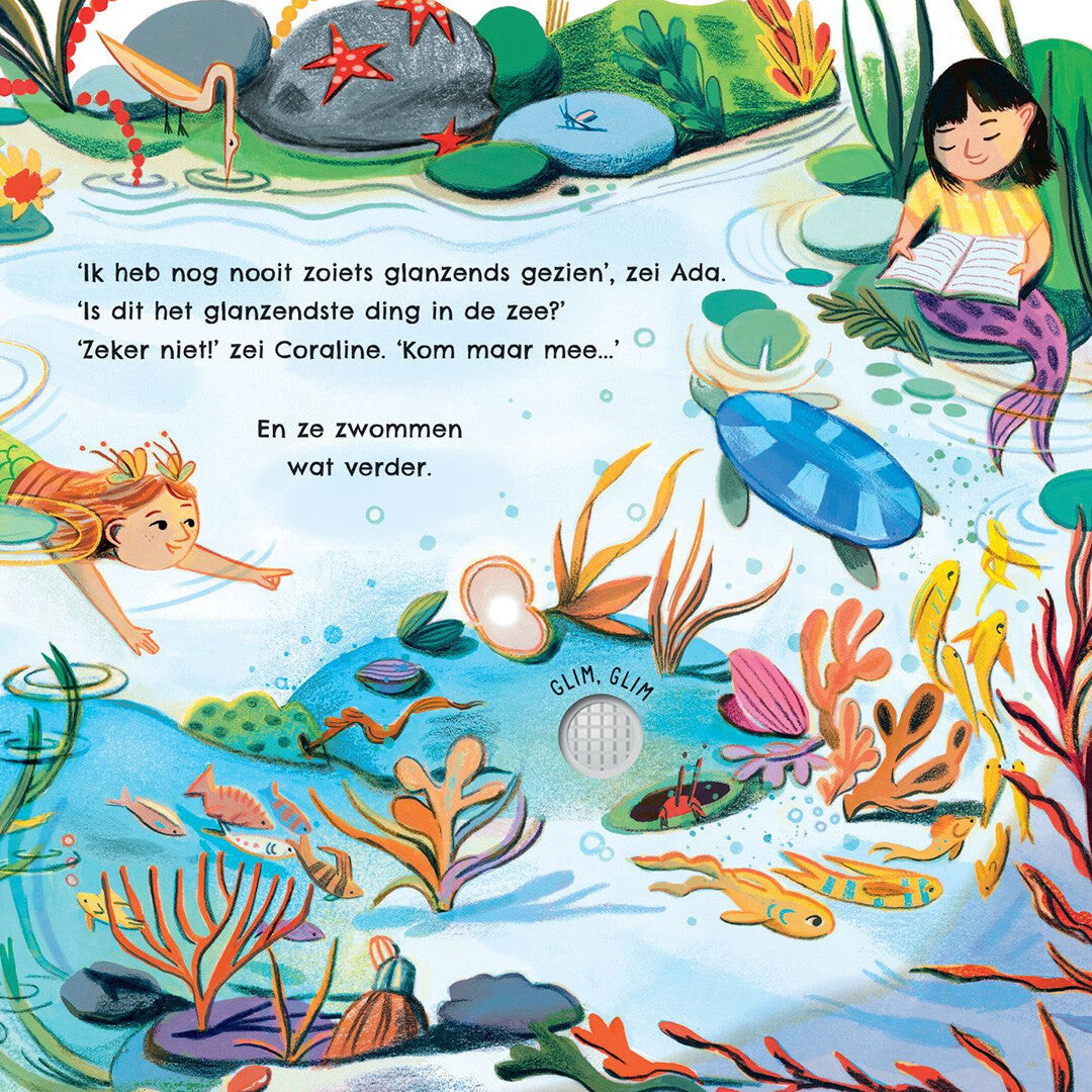 uitgeverij usborne lichtjes- en geluidenboek zeemeerminnen | 1700219 | 2