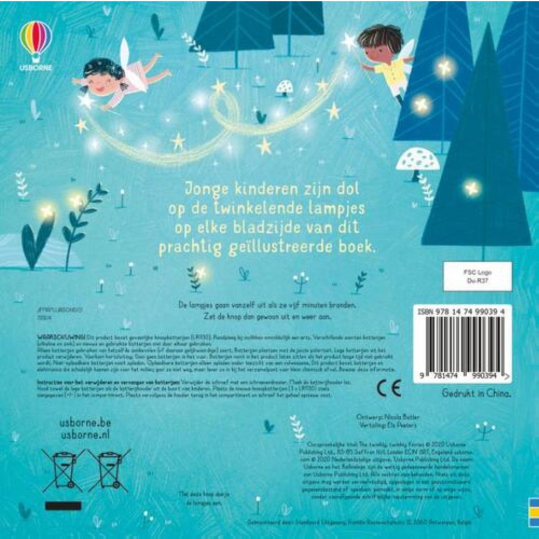 uitgeverij usborne lichtjesboek elfjes | 1700657 | 5