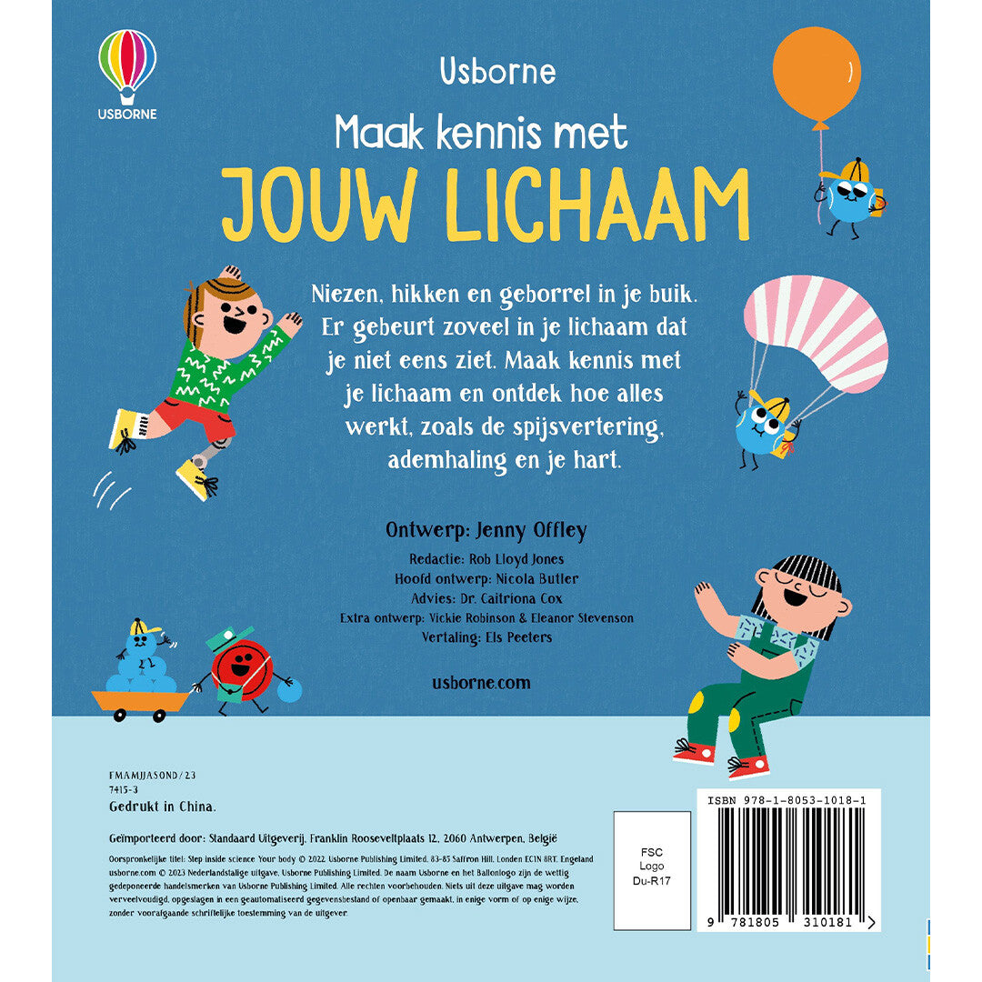 uitgeverij usborne maak kennis met jouw lichaam | 1701018 | 5