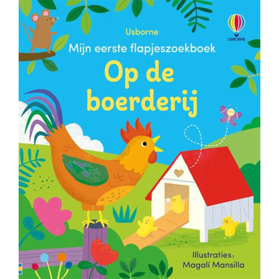 uitgeverij usborne mijn eerste flapjesboek op de boerderij | 1707691 | 0