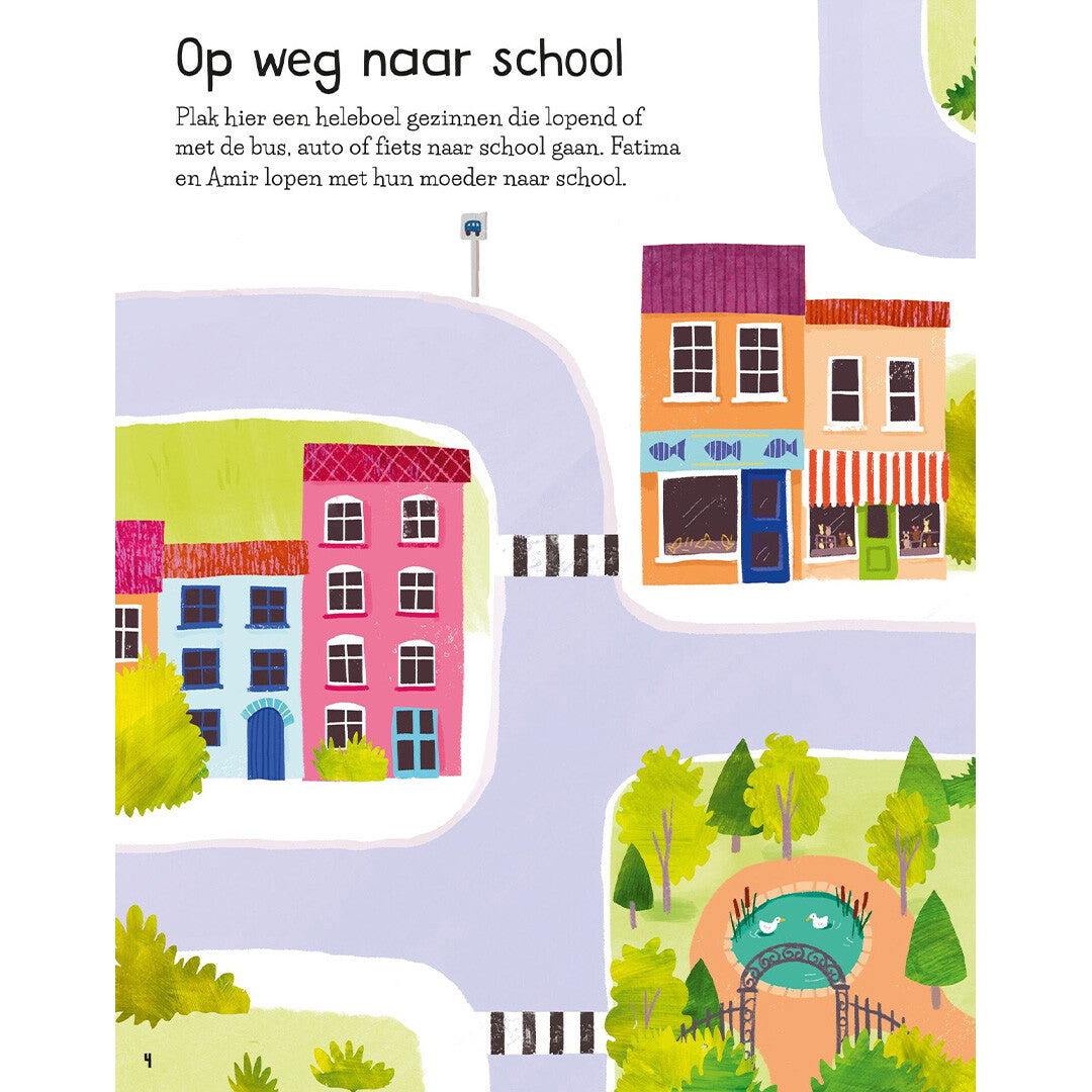 uitgeverij usborne mijn eerste stickerboek voor het eerst naar school | 1701038 | 3