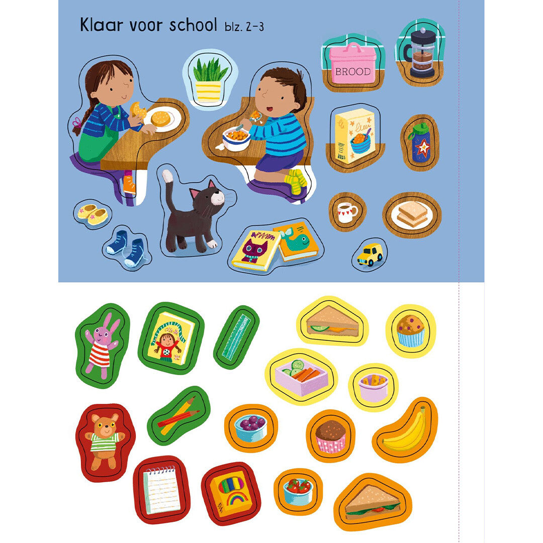 uitgeverij usborne mijn eerste stickerboek voor het eerst naar school | 1701038 | 5