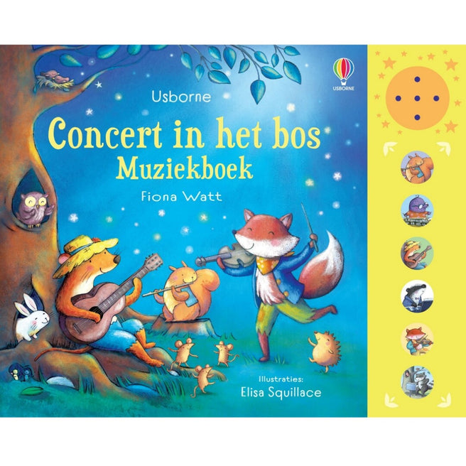 uitgeverij usborne muziekboek concert in het bos | 1701873 | 0