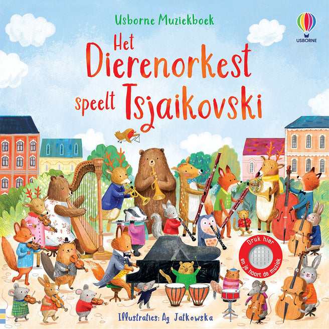 uitgeverij usborne muziekboek het dierenorkest speelt tsjaikovski | 1701060 | 0