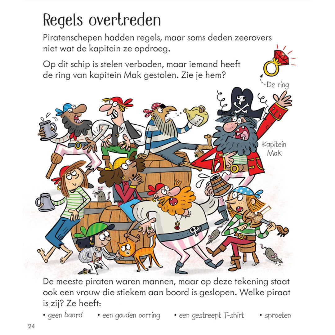 uitgeverij usborne piraten doeboek | 1707888 | 3