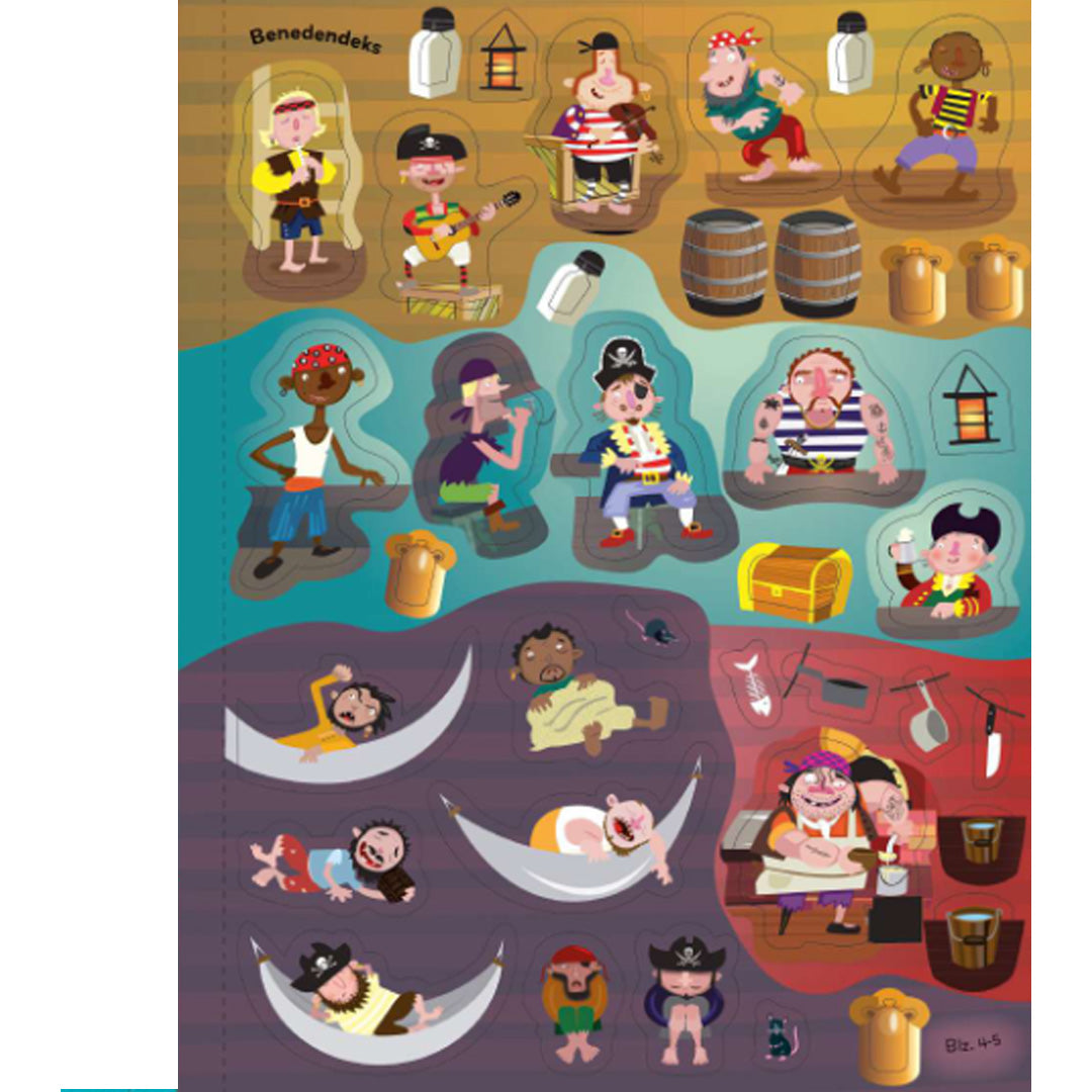uitgeverij usborne piraten stickerboek | 5