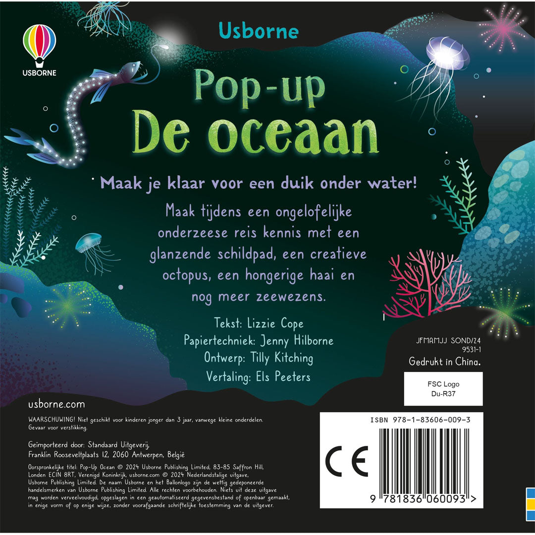 uitgeverij usborne pop-upboek de oceaan | 1706009 | 3