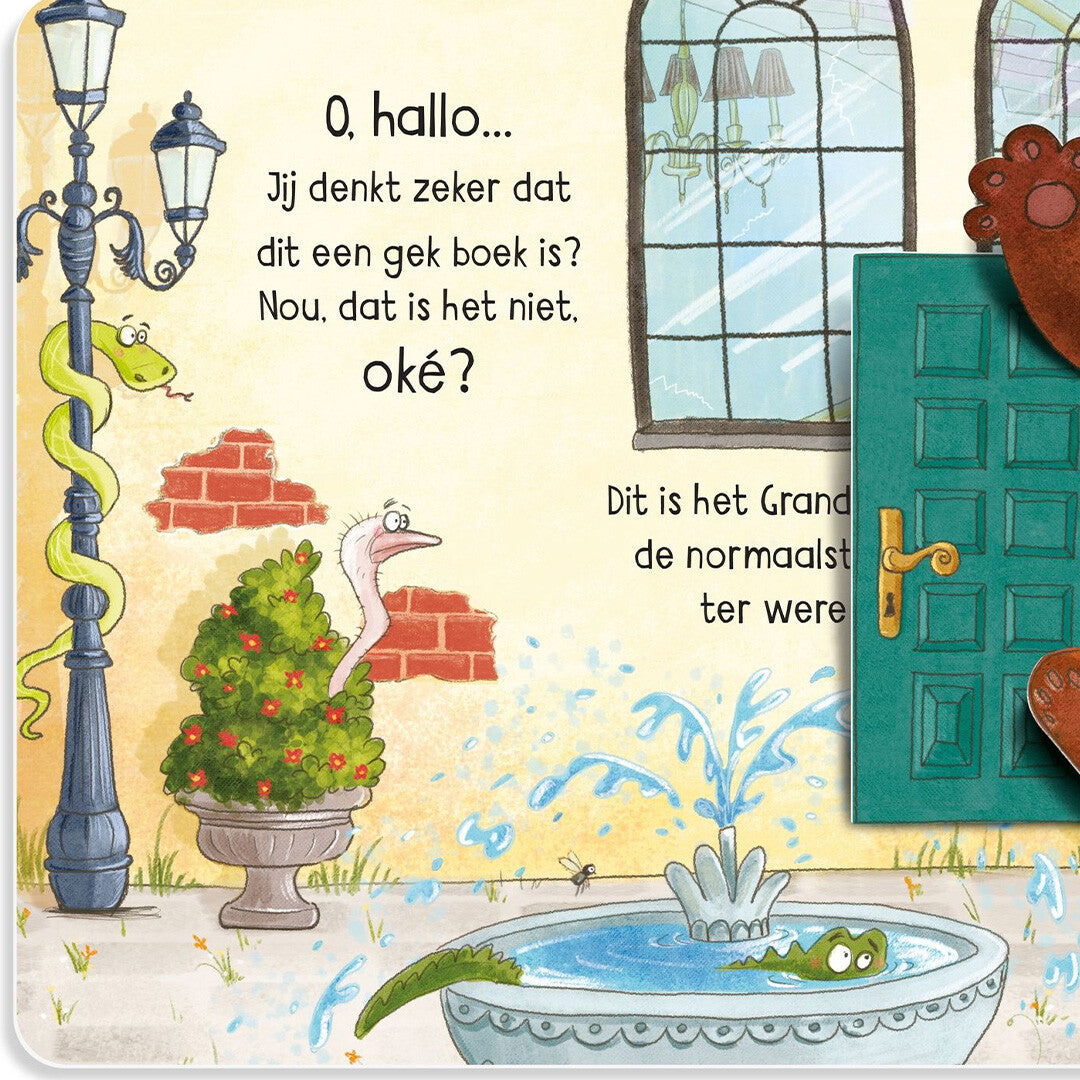 uitgeverij usborne pop-upboek er zit een nijlpaard in mijn wc! | 1701035 | 1