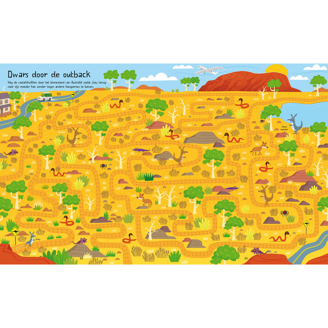 uitgeverij usborne rond de wereld in doolhoven | 1705143 | 1