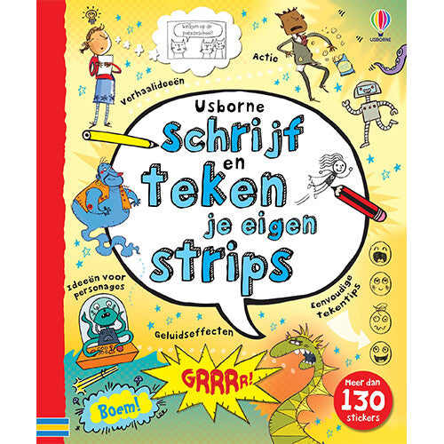uitgeverij usborne schrijf en teken je eigen strips | 1709389 | 0