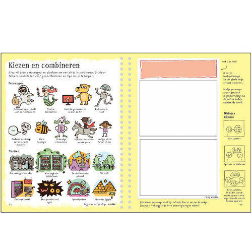 uitgeverij usborne schrijf en teken je eigen strips | 1709389 | 1