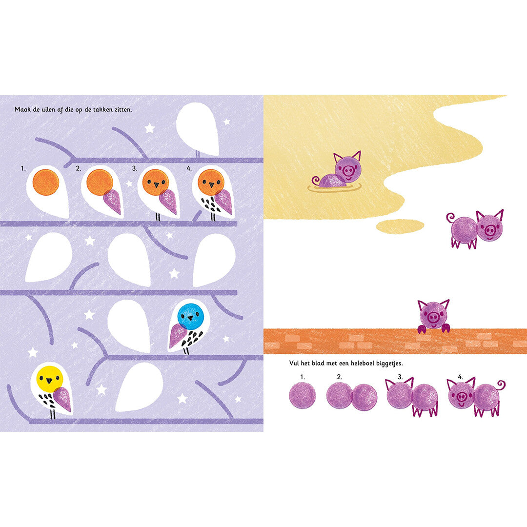 uitgeverij usborne spelen met stempels - dieren | 1700143 | 2