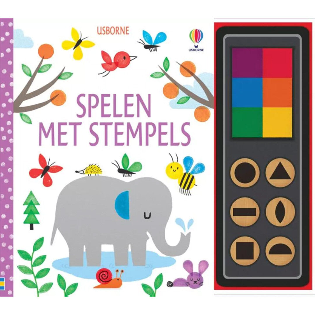 uitgeverij usborne stempelboek spelen met stempels | 1701027 | 0