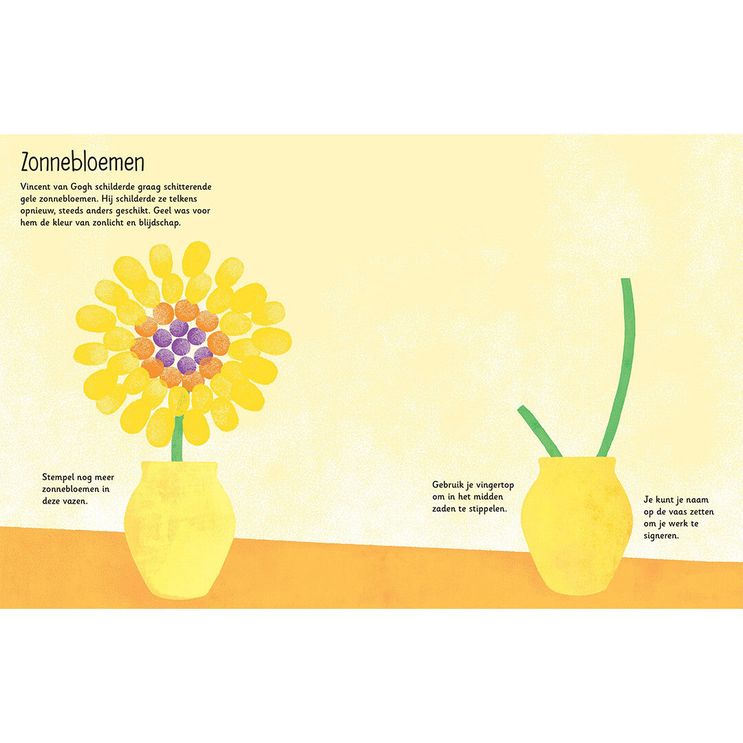 uitgeverij usborne stempelen met je vingers - kunst | 1707940 | 1