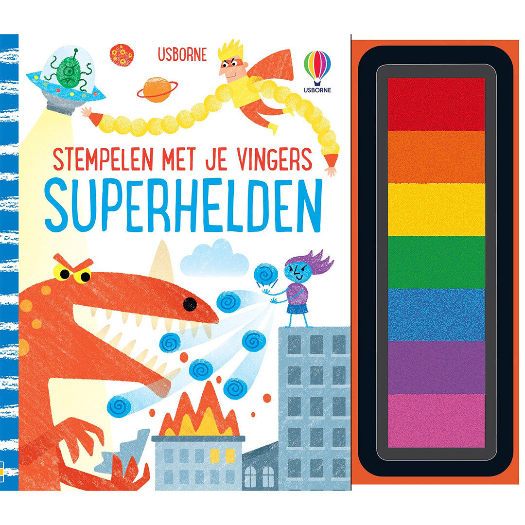 uitgeverij usborne stempelen met je vingers - superhelden | 1701021-usborne | 0