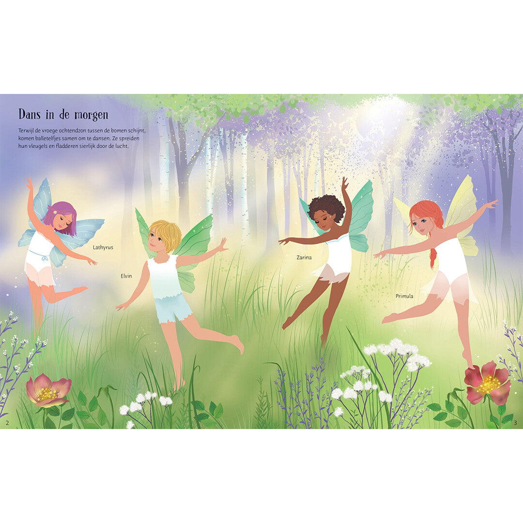 uitgeverij usborne sticker- en aankleedboekje balletelfjes | 1708093 | 1