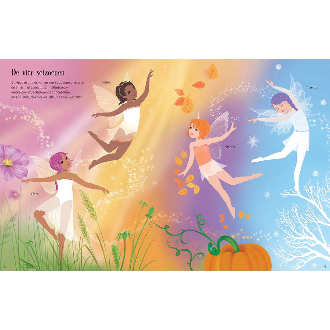 uitgeverij usborne sticker- en aankleedboekje balletelfjes | 1708093 | 2
