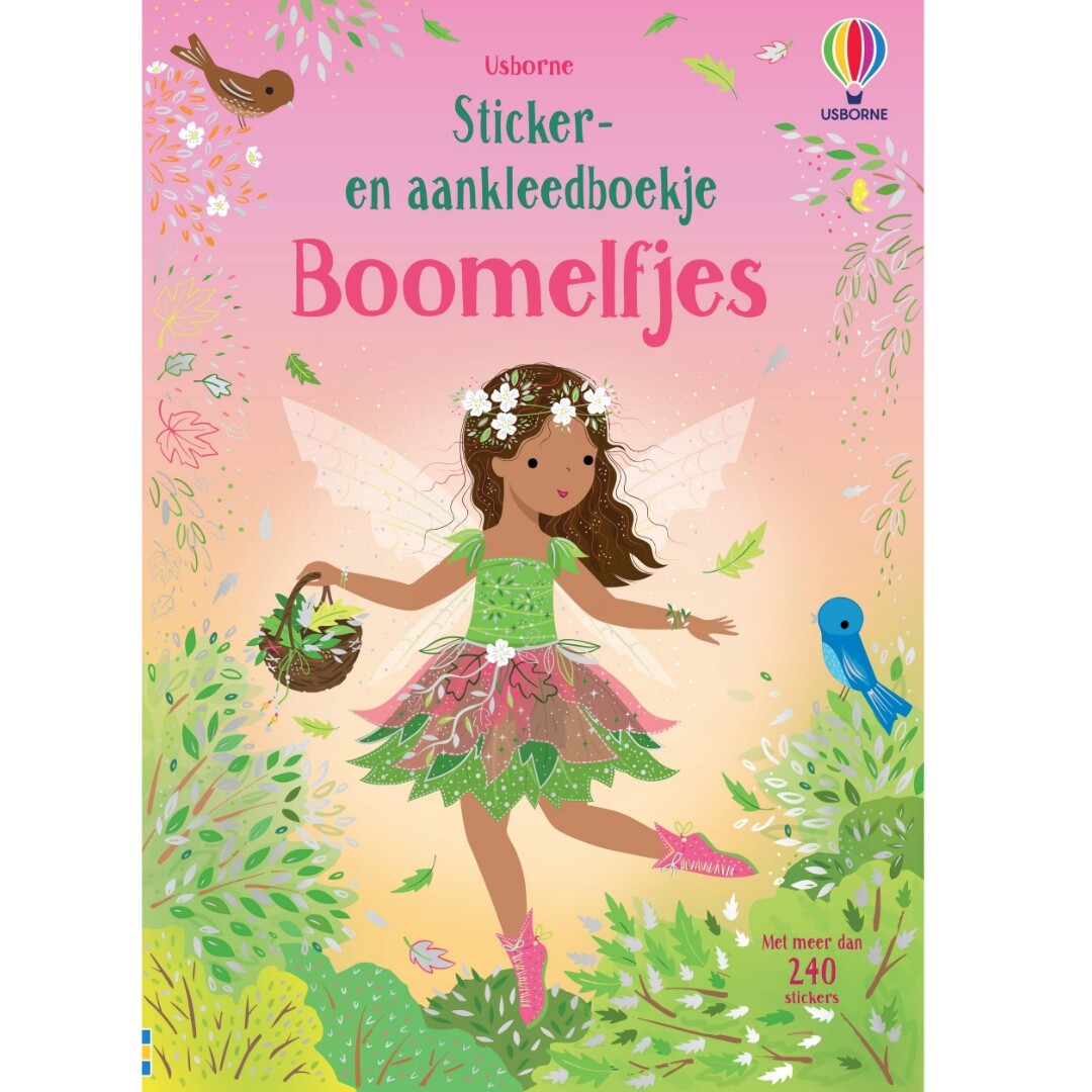 uitgeverij usborne sticker- en aankleedboekje boomelfjes | 1707694 | 0