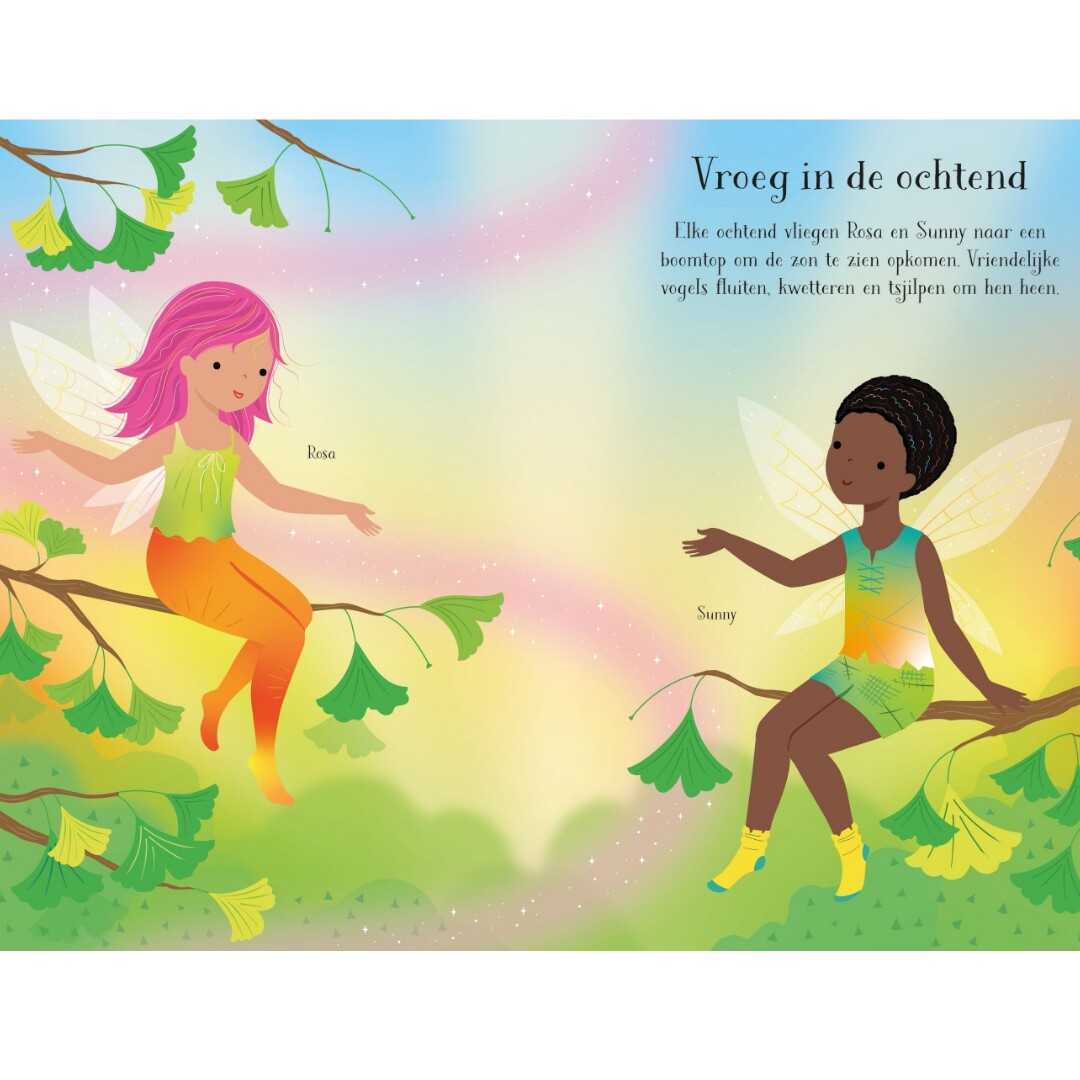 uitgeverij usborne sticker- en aankleedboekje boomelfjes | 1707694 | 2