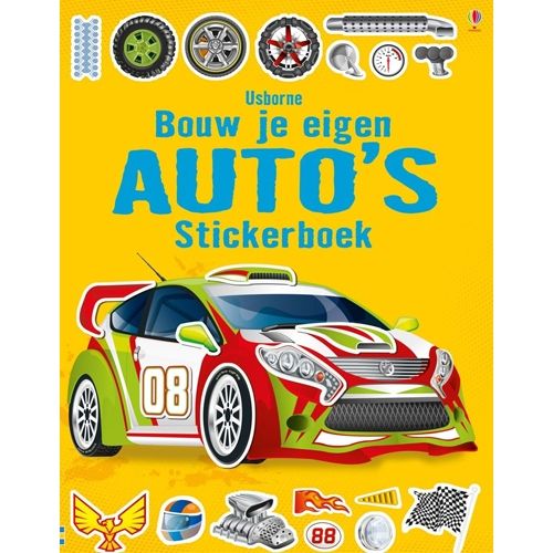 uitgeverij usborne stickerboek bouw je eigen auto's | 1706241 | 0
