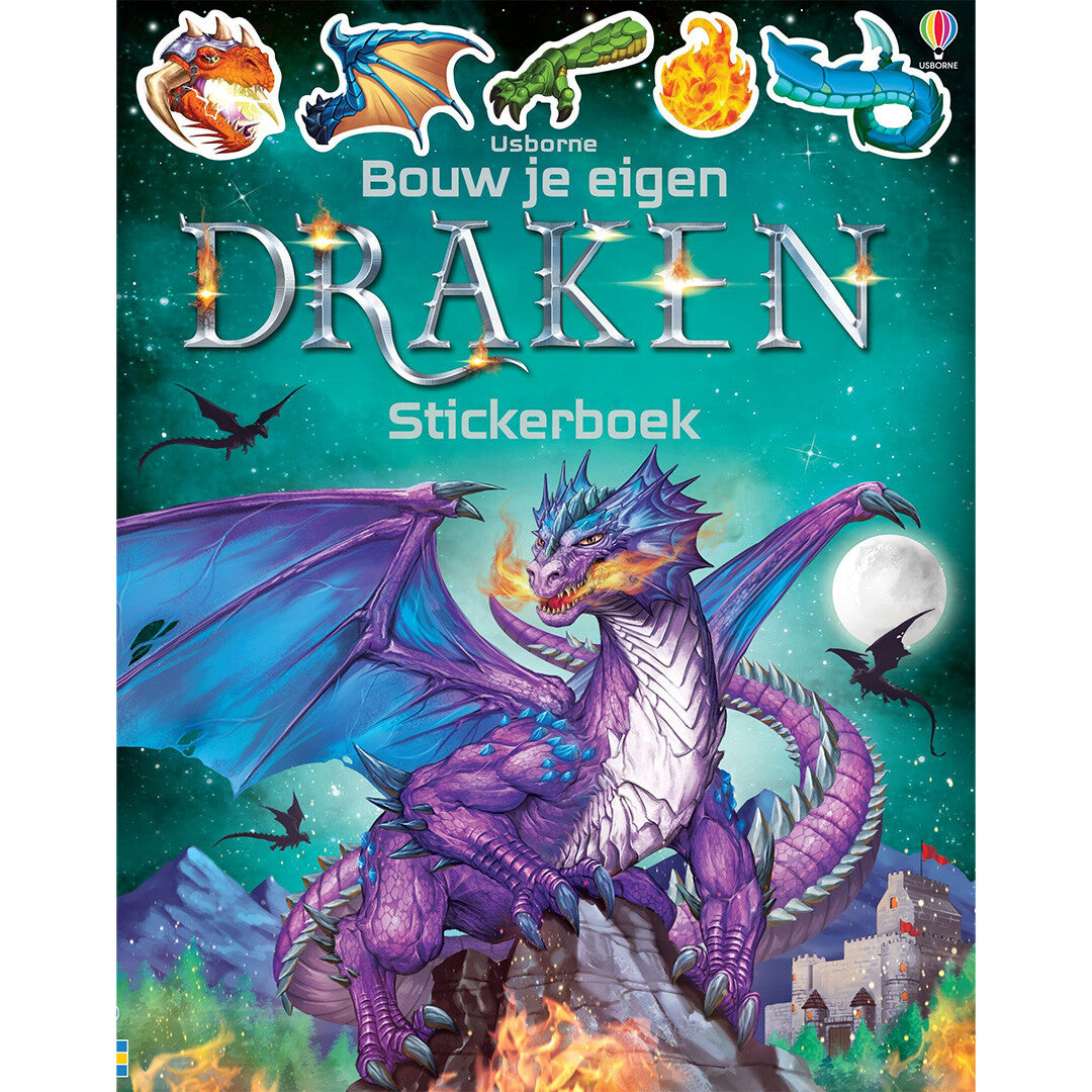 uitgeverij usborne stickerboek bouw je eigen draken | 1707883 | 0