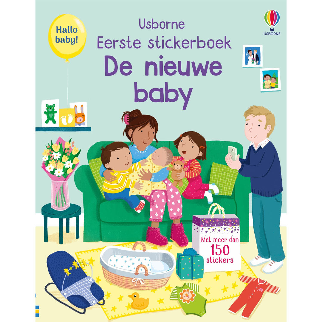 uitgeverij usborne stickerboek de nieuwe baby | 1700312 | 0