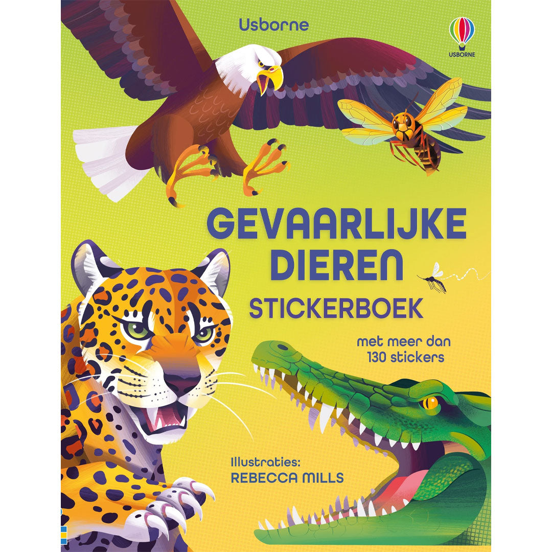 uitgeverij usborne stickerboek gevaarlijke dieren | 1706006 | 0