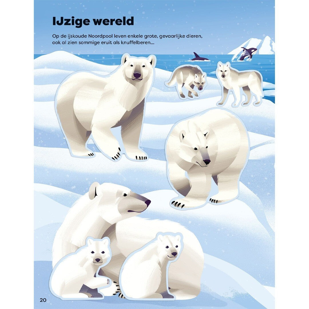 uitgeverij usborne stickerboek gevaarlijke dieren | 1706006 | 3