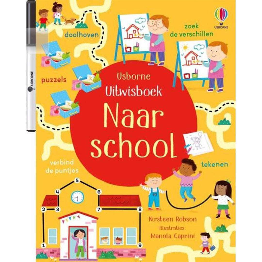uitgeverij usborne uitwisboek naar school | 1