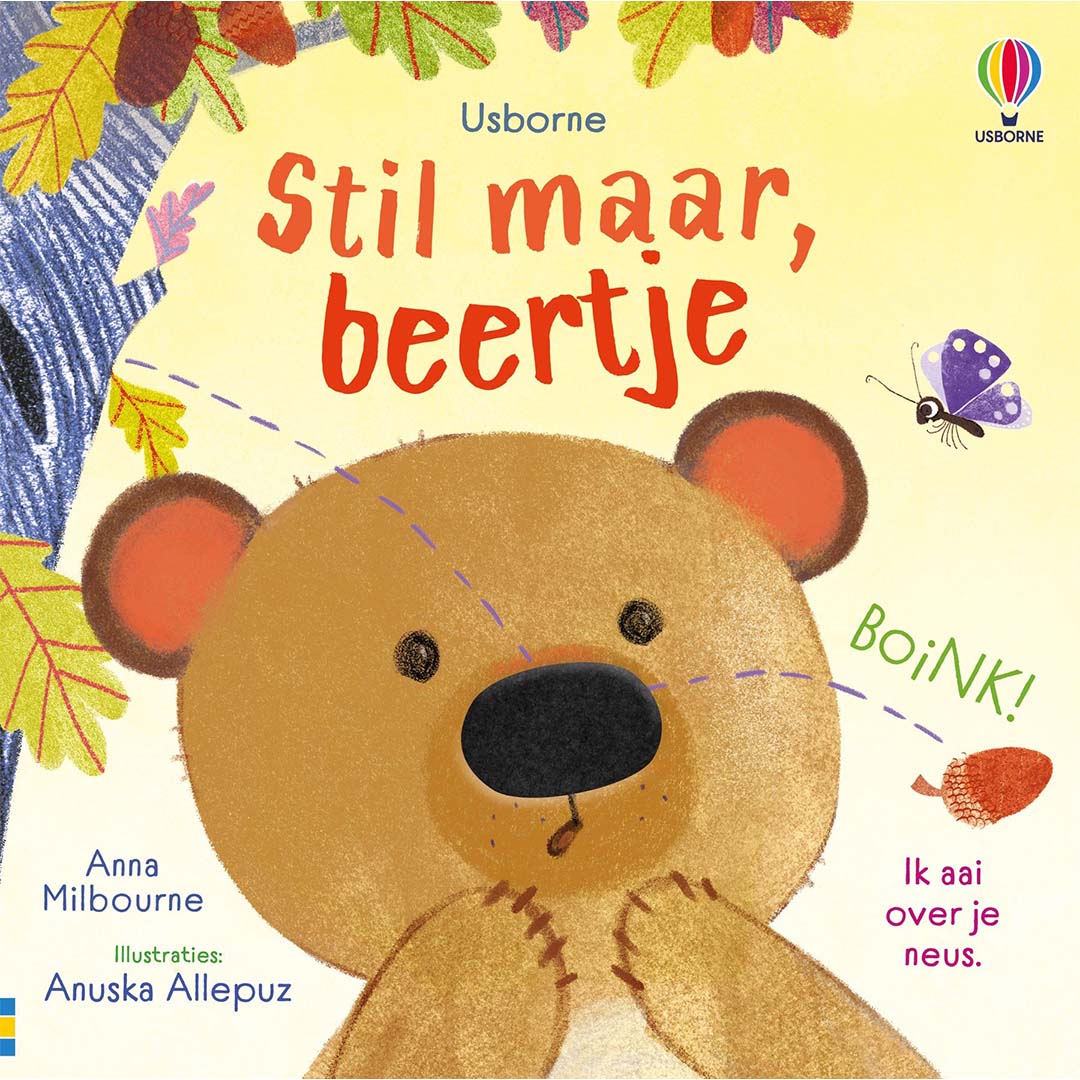 uitgeverij usborne voelboek stil maar, beertje | 1700232 | 0