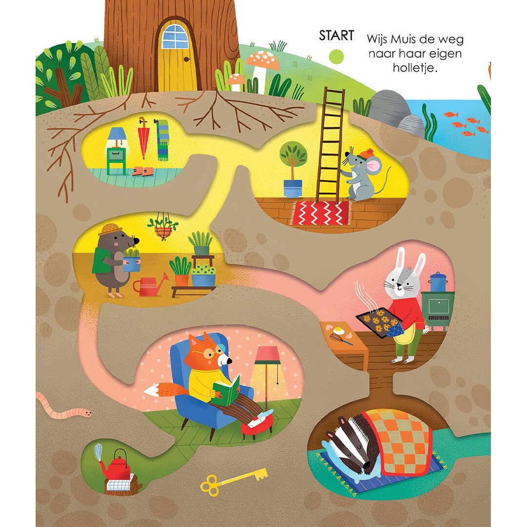 uitgeverij usborne voelboek volg met je vinger doolhoven | 1701011 | 1