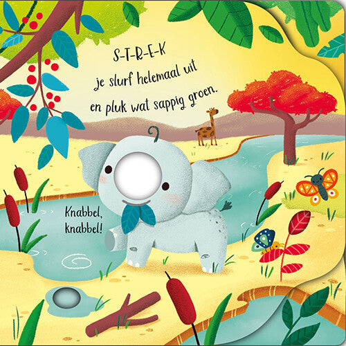 uitgeverij usborne voelboekje wiebelende olifanten | 1709525 | 2