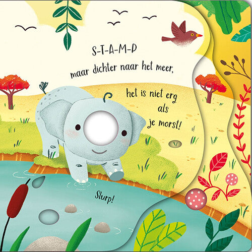 uitgeverij usborne voelboekje wiebelende olifanten | 1709525 | 4