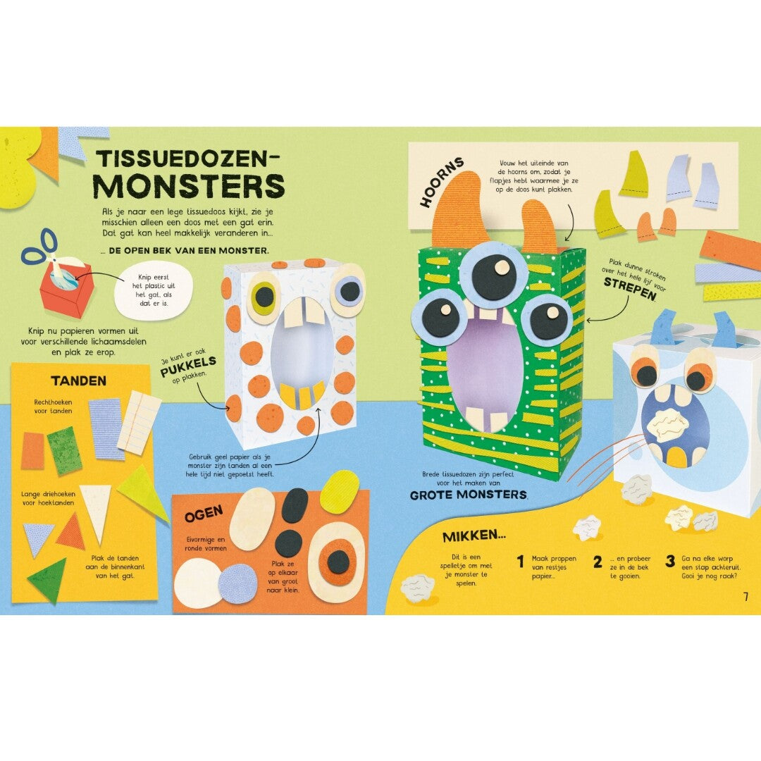 uitgeverij usborne wat kan ik doen met een kartonnen doos? | 1701500 | 1