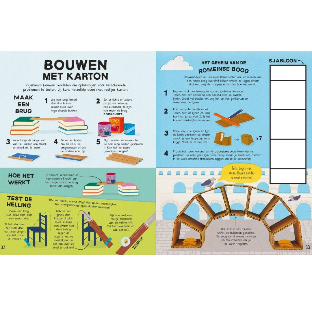 uitgeverij usborne wat kan ik doen met een kartonnen doos? | 1701500 | 3