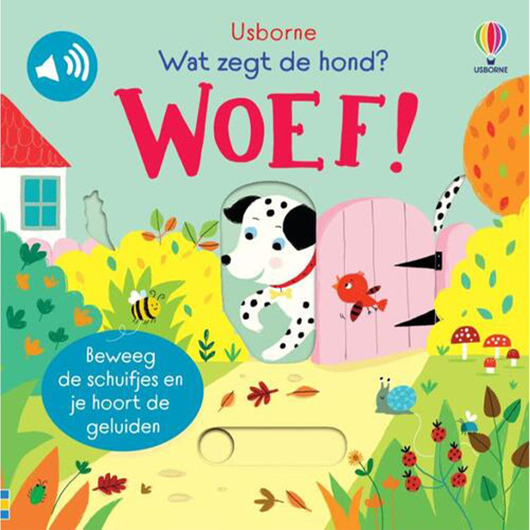 uitgeverij usborne wat zegt de hond? woef! | 1700012 | 0