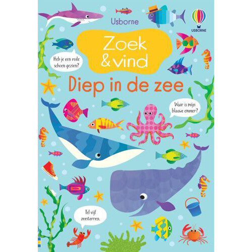 uitgeverij usborne zoek & vind diep in de zee | 1709653 | 0