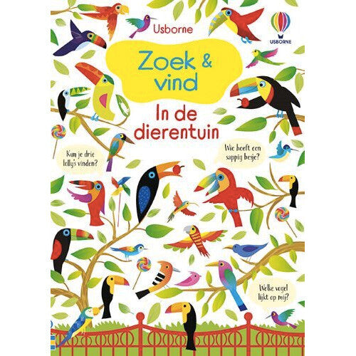 uitgeverij usborne zoek & vind dierentuin | 1701426 | 0